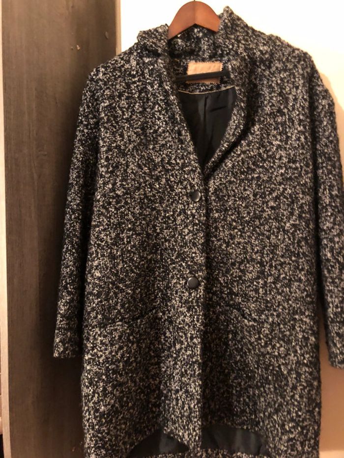 Manteau moucheté laine taille 42/44
