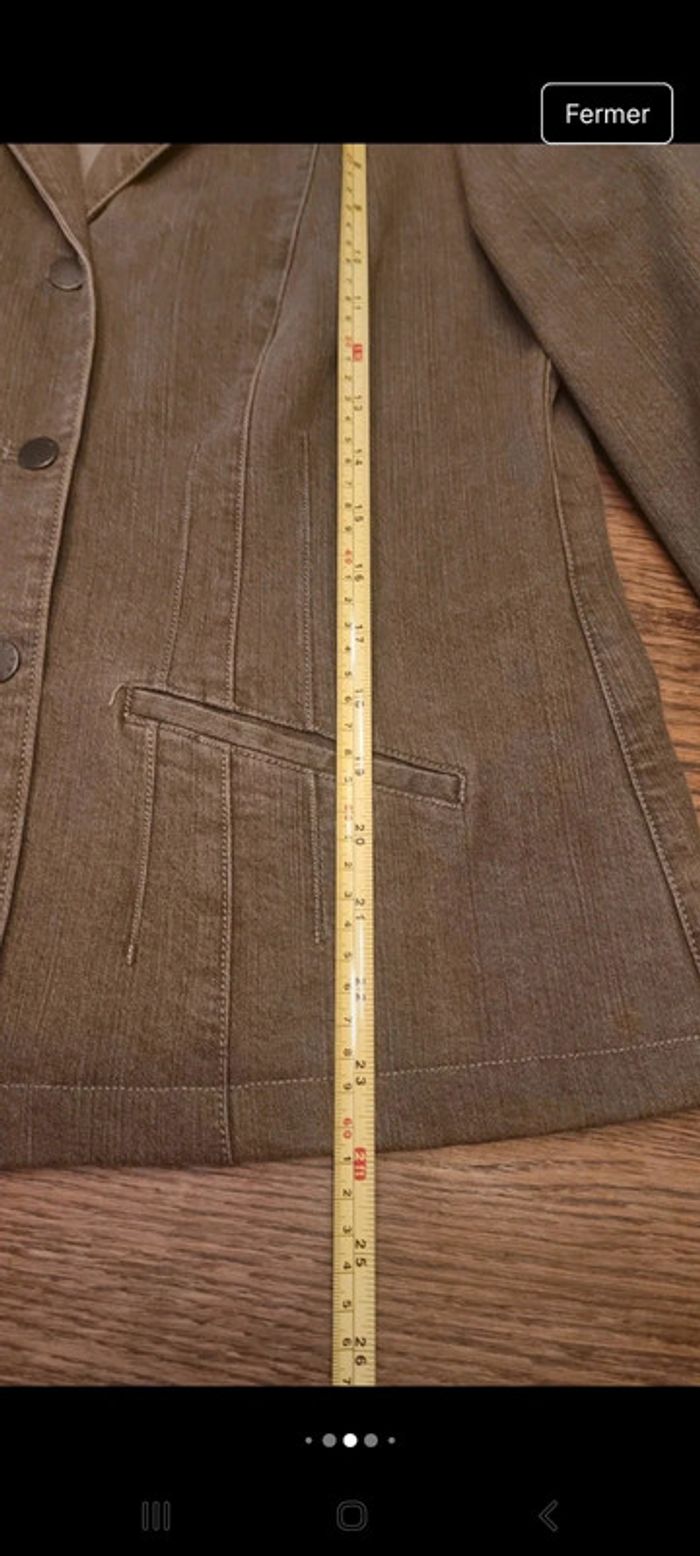 Veste en Jeans noir chiné Mayerline be/fr 38 - photo numéro 8
