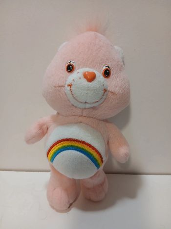 Peluche bisounours pink rainbow