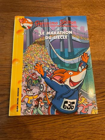Livre Geronimo Stilton Numéro 24 Le marathon du siècle