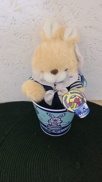 doudou lapin de Pâques