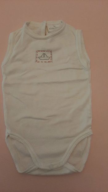 Body garçon sans manche 6 mois