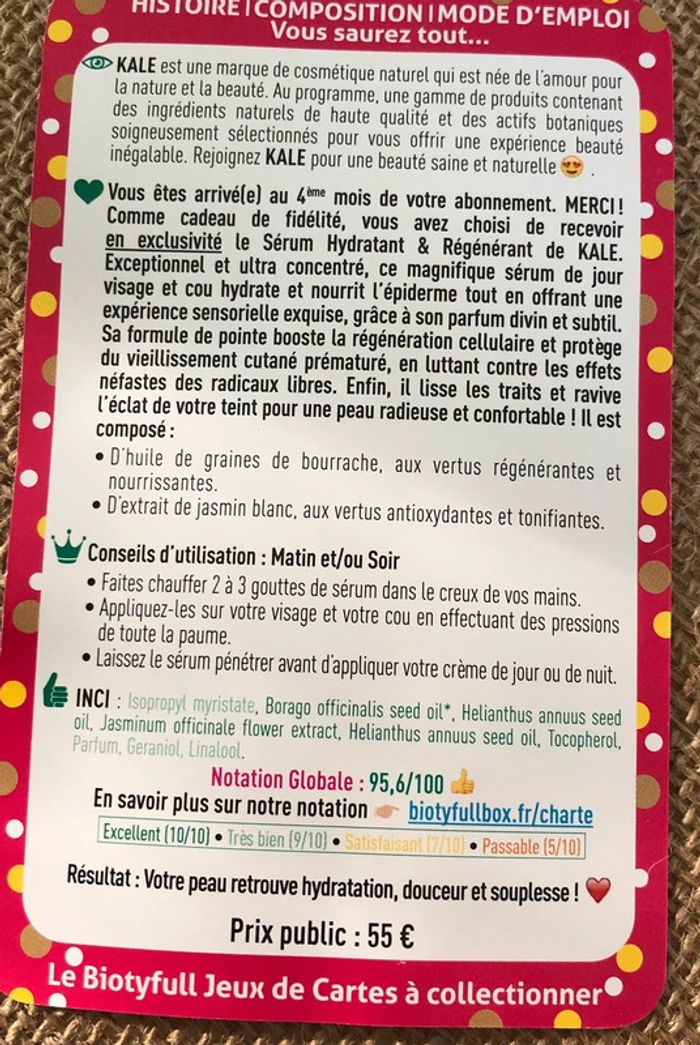 Sérum visage et cou - Kale - photo numéro 6