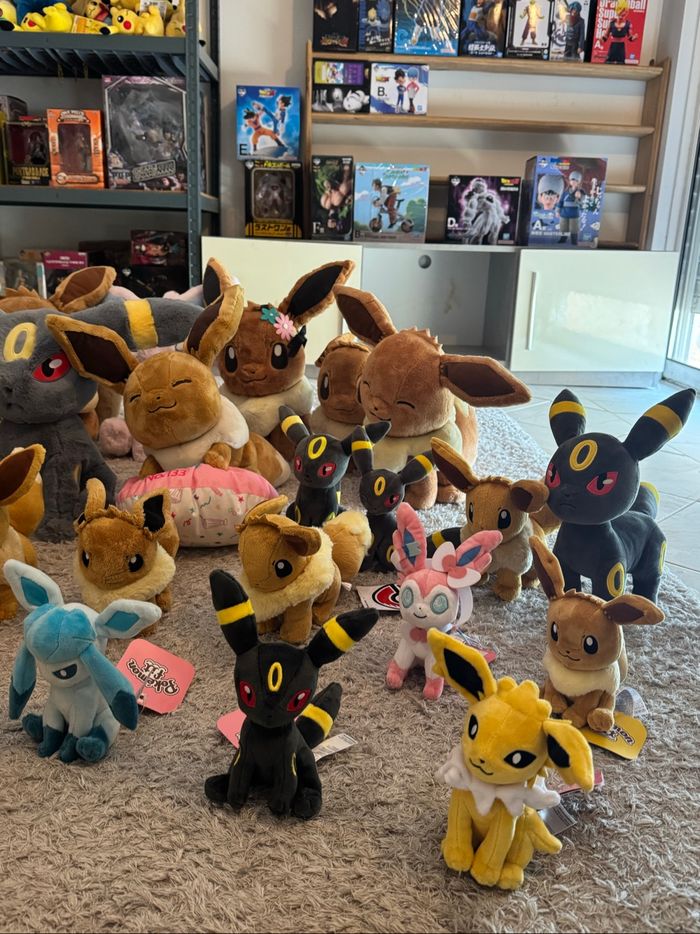 Evoli peluches eeveelutions authentique destockage - photo numéro 3
