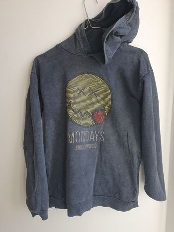 Sweat à capuche mixte 15-16 ans