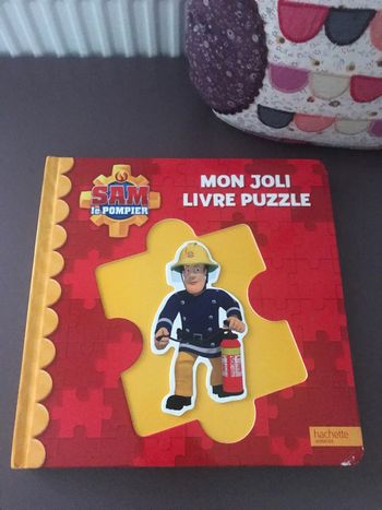 Gros livre puzzle Sam le pompier