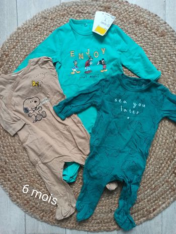 Lot pyjama léger 6 mois