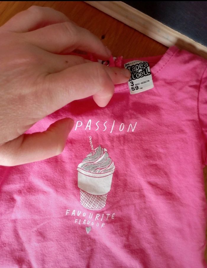 Ensemble Tape à l oeil taille 3 mois en très bon état - photo numéro 3