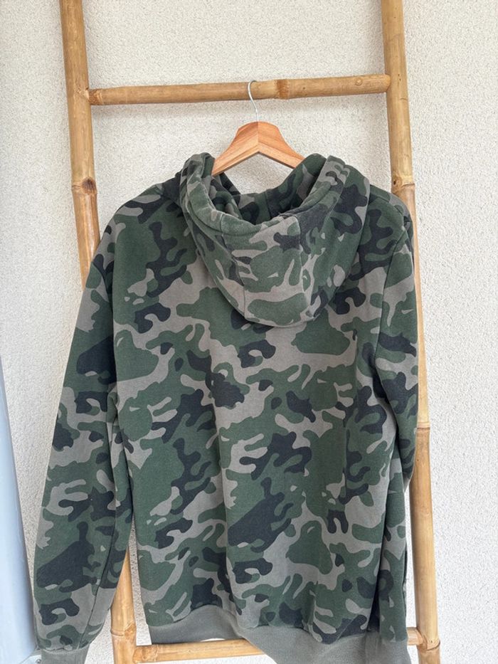Sweat à capuche treillis militaire Gemo Taille M - photo numéro 6