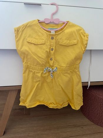 Robe jaune moutarde obaibi 18 mois