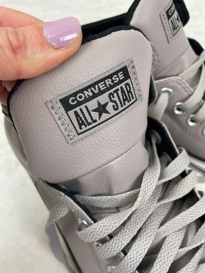Converse Cuir synthétique grises modèle USA - photo numéro 7