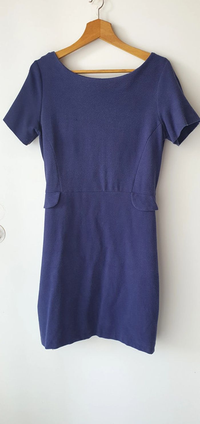 Robe droite bleu marine - Promod - Taille L : 40 - 42