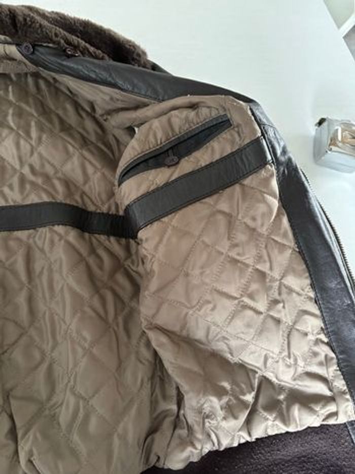 Blouson cuir homme chevignon taille M - photo numéro 5