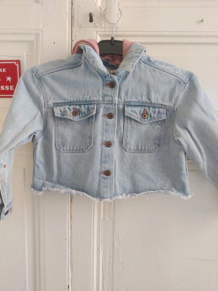 Veste courte jean Vertbaudet 7 ans