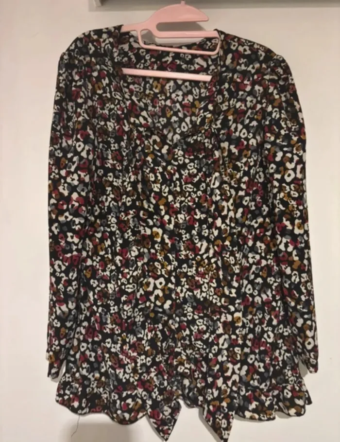 Blouse fluide à imprimé coloré – Taille 38 🌸 - photo numéro 7