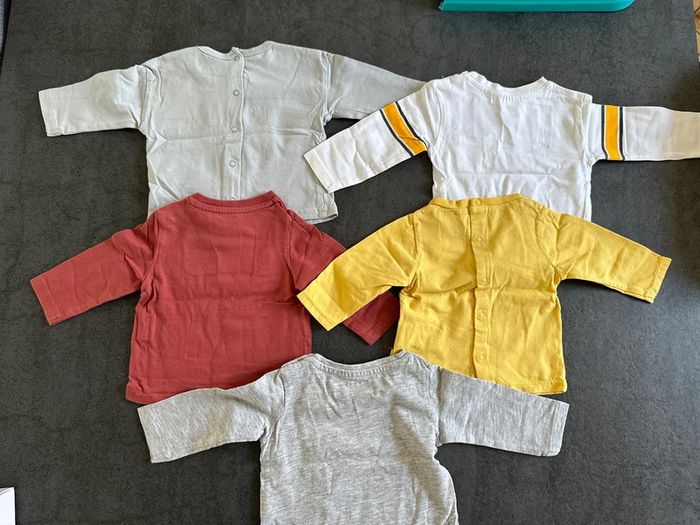 Lot 5 T-shirt manche longue - photo numéro 4