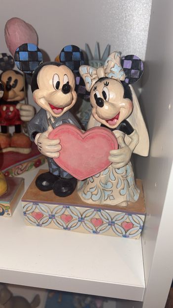 Lot figurine Mickey mariée 