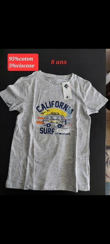 T-shirt California garçon 8ans