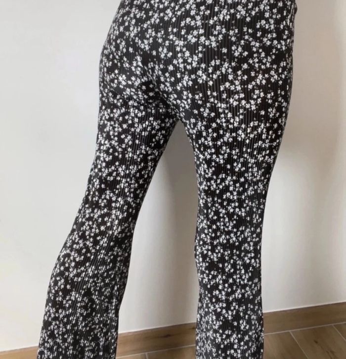 Pantalon léger été fleuri - photo numéro 2