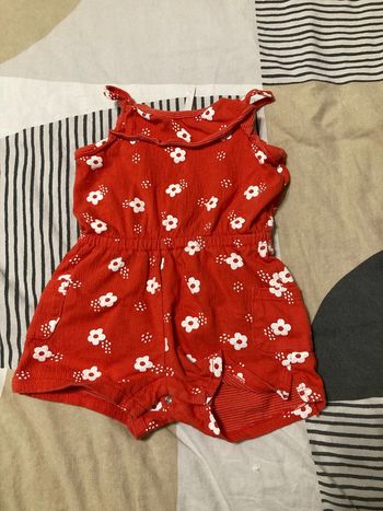 Combishort bébé fille