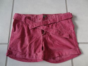 Short velours T10ans