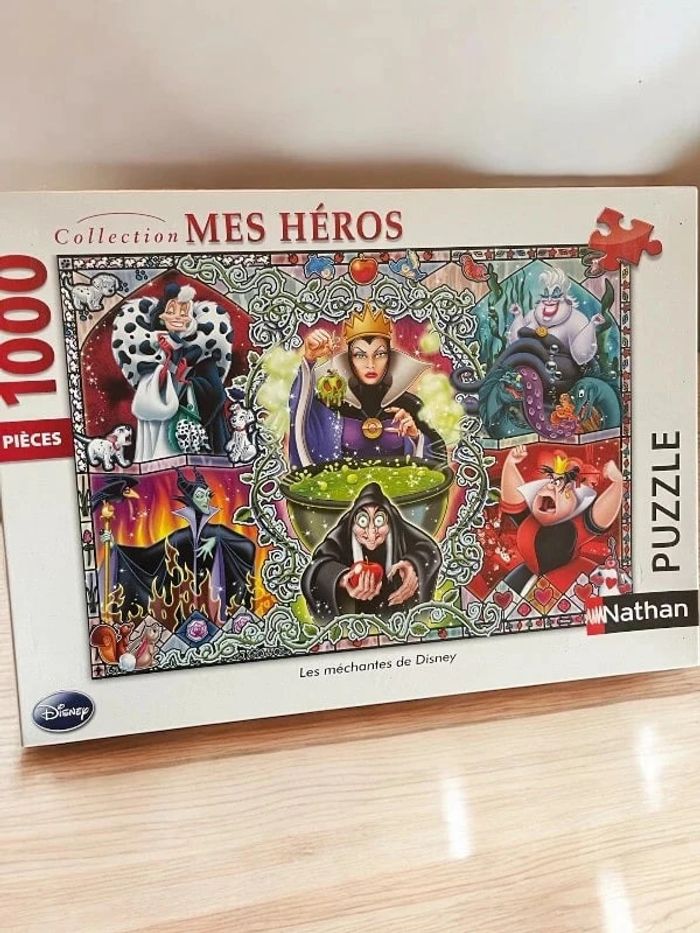 Puzzle 1000 pièces les méchantes de Disney