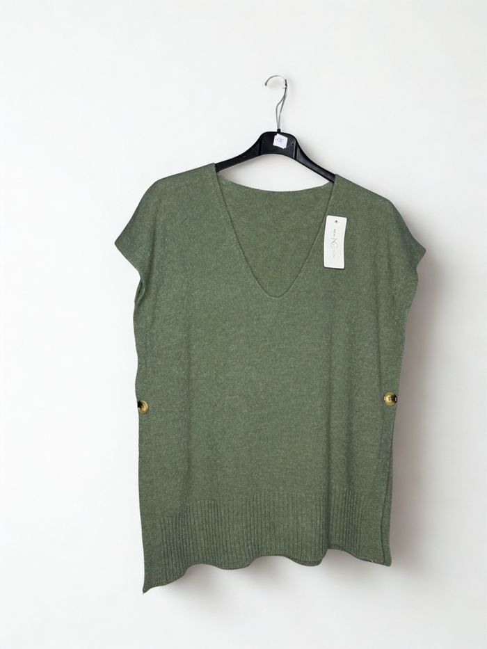 Pull sans manches grande taille