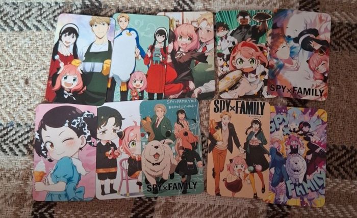 Lot de 60 cartes spy x family - photo numéro 4
