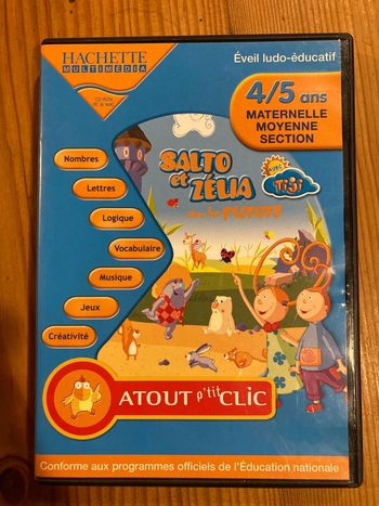 CD-ROM Atout p’tit clic - moyenne section (4-5 ans)