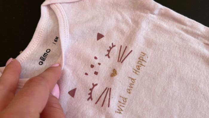 Lot de 3 bodys 6 mois - photo numéro 4