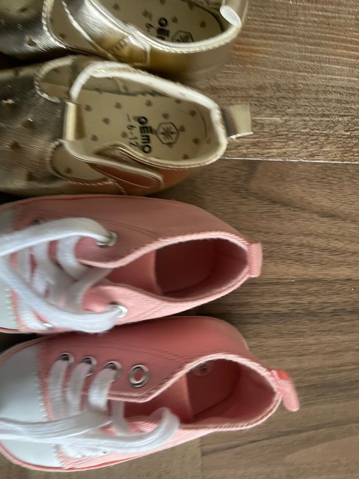 Lot de 2 paires de chaussons 6-12 mois - photo numéro 2