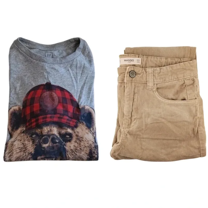 Ensemble tee-shirt manches longues + pantalon โ 11/12 ans - photo numรฉro 2
