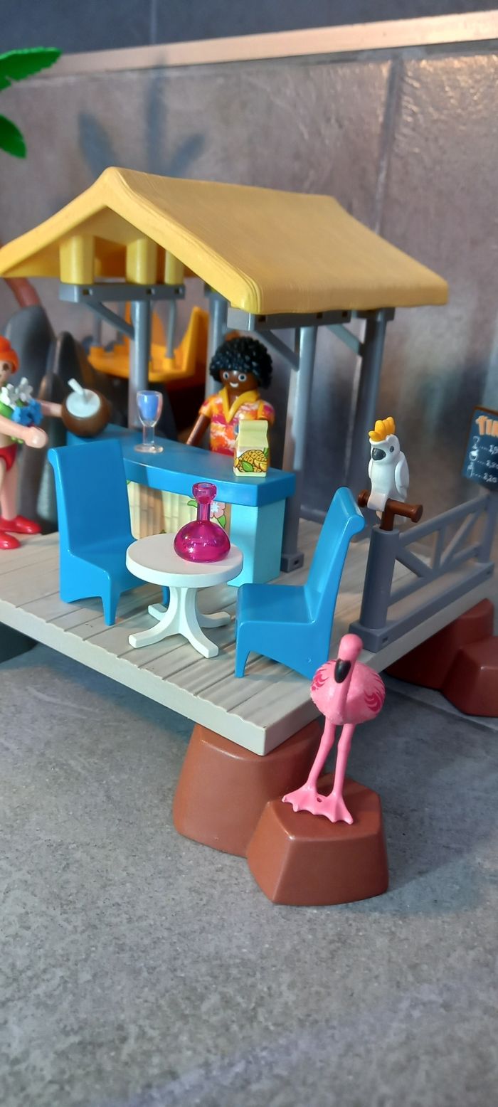 Ile avec vacanciers playmobil - photo numéro 6