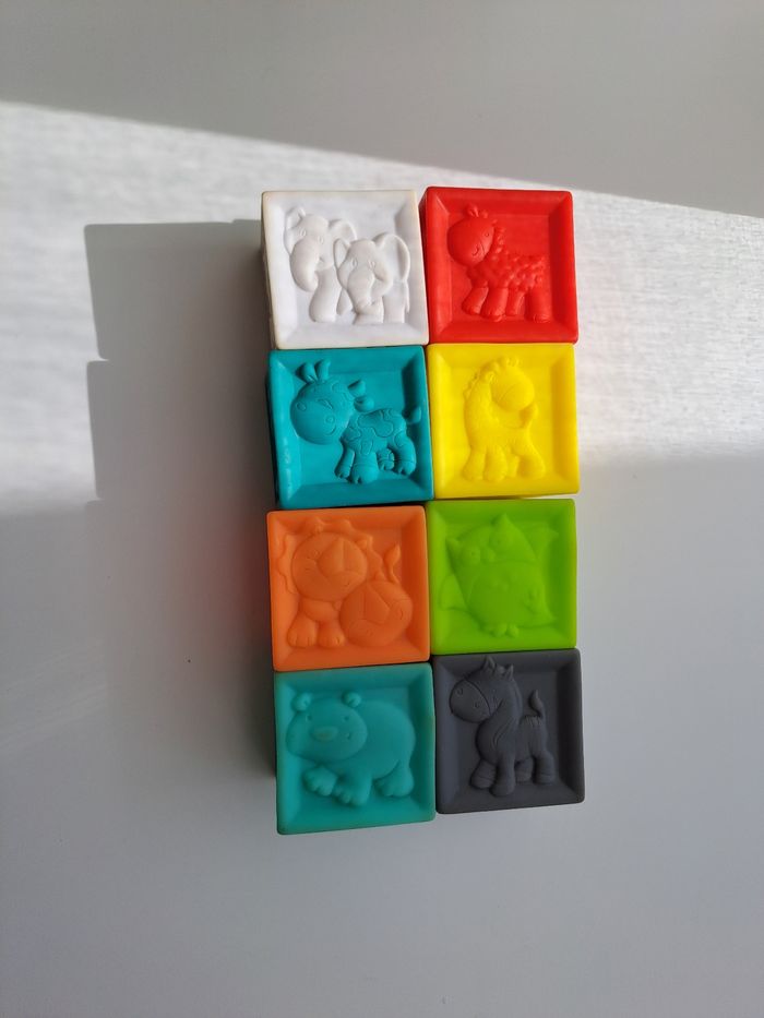 Lot 8 cubes sensoriels, infantino - photo numéro 5