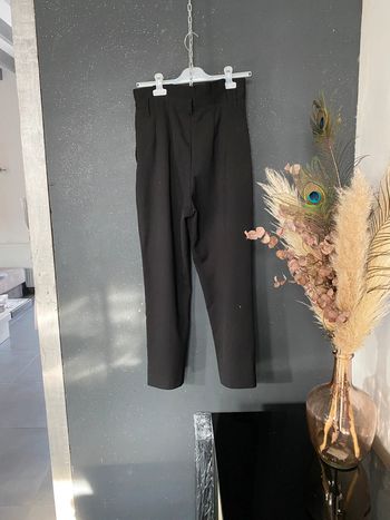 Pantalon taille haute jambes larges