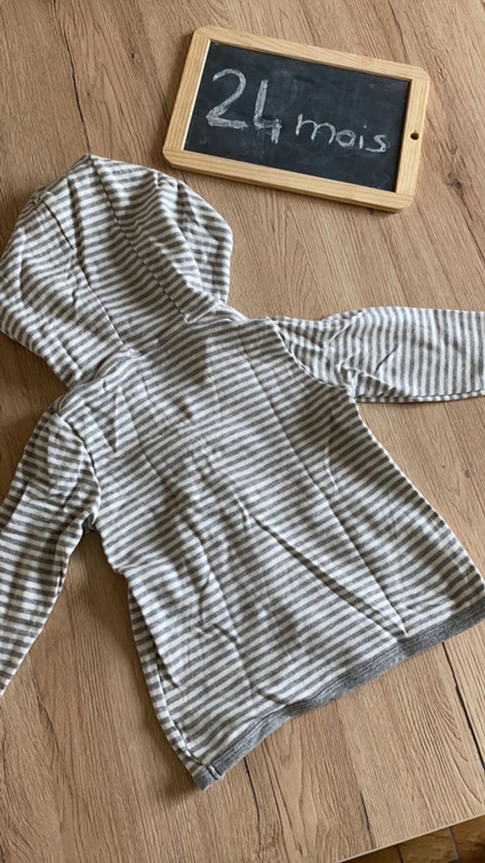 Petite veste rayée - photo numéro 4