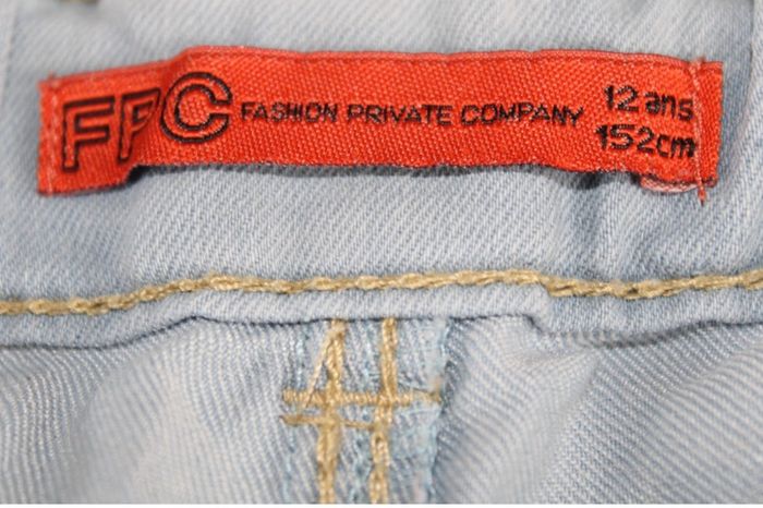 Short en Jean Bleu Ciel FPC - Taille 12 ans - photo numéro 3
