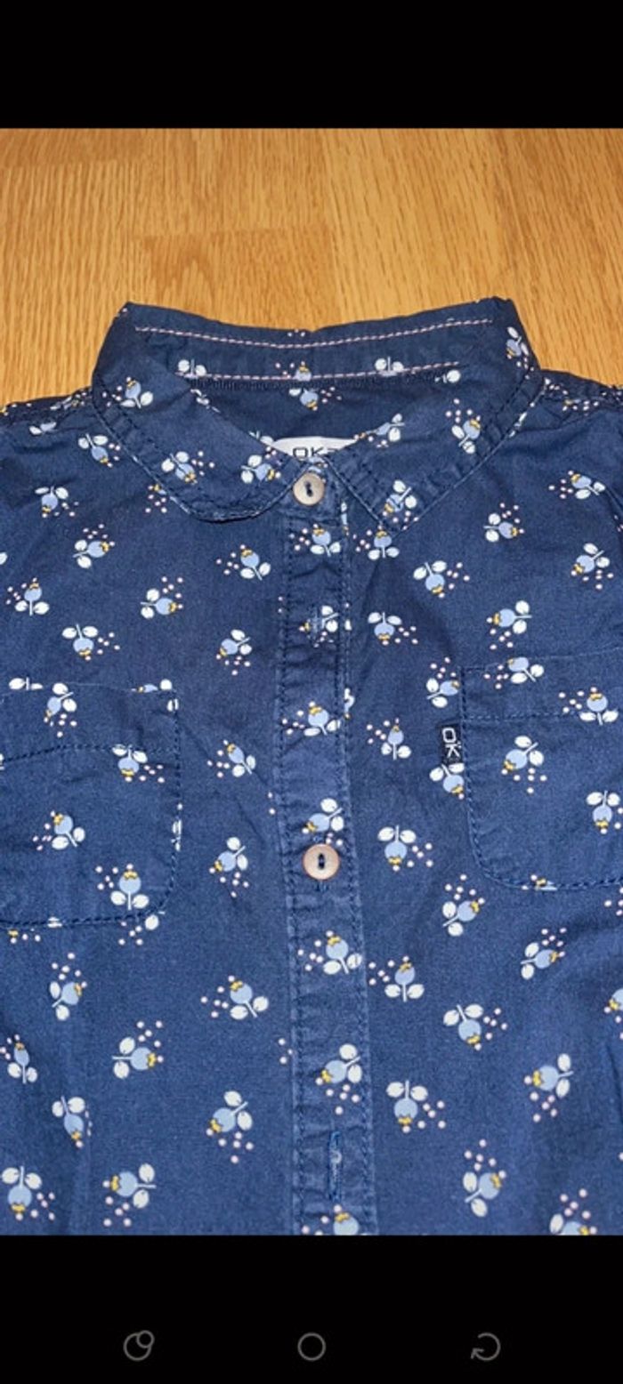 Robe chemise okaidi 5 ans - photo numéro 2