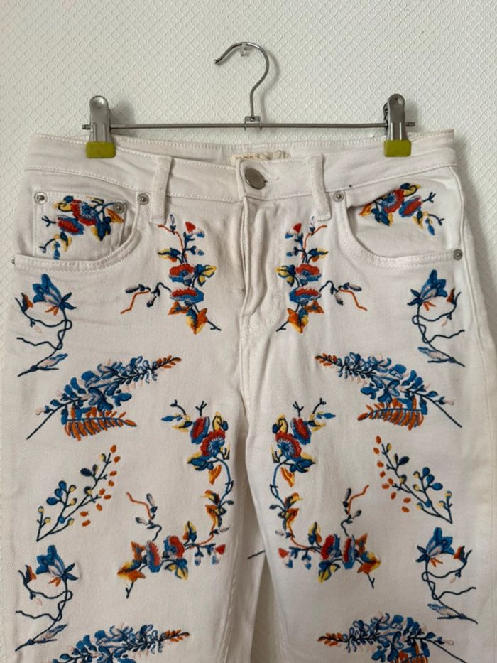 Pantalon blanc droit maje taille 36 neuf sans étiquette - photo numéro 2