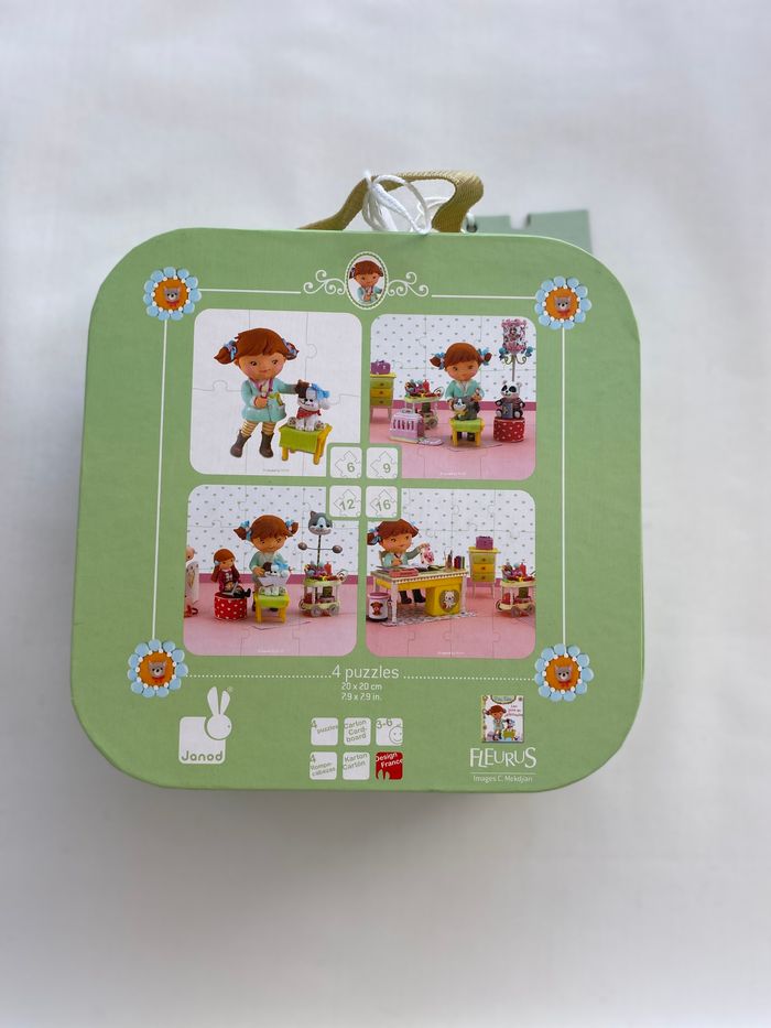 4 puzzles Lou au vétérinaire dans valisette qu’anode - photo numéro 2