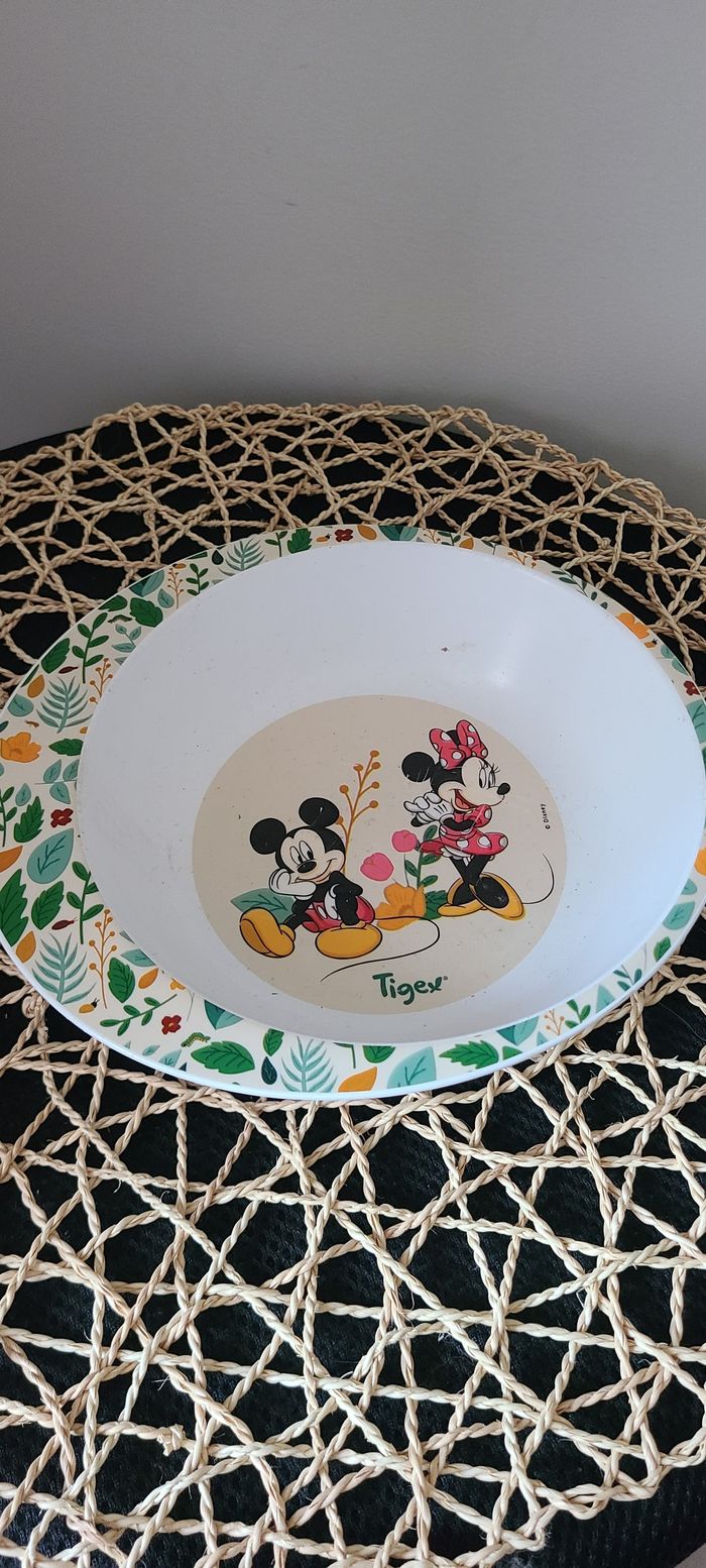 Tigex  Assiette creuse Mickey et Minnie - photo numéro 2