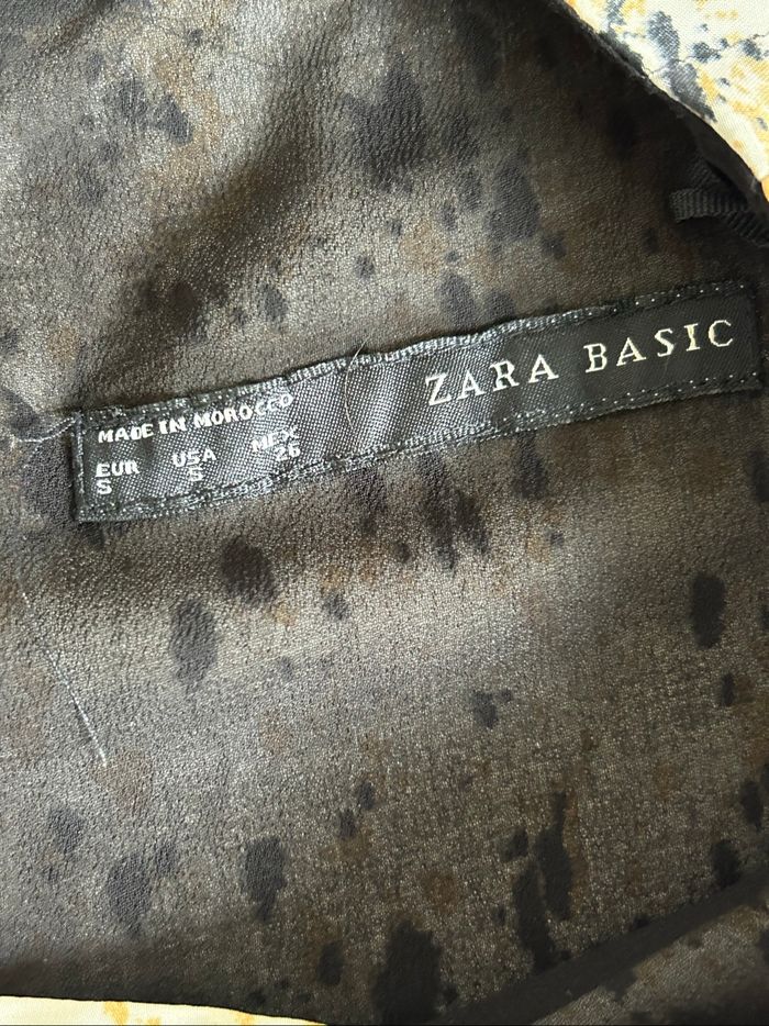 Robe imprimée à manches courtes Zara taille S jamais portée - photo numéro 9