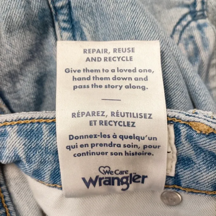 Jean Wrangler Westward bootcut taille 28 (38FR) L32 coupe flare bleu clair taille haute A1340 - photo numéro 10
