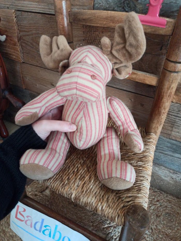 Peluche caribou côté table tbe - photo numéro 5