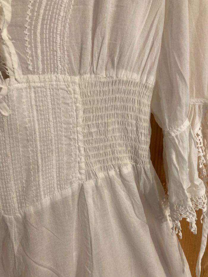 Robe en gaze de coton style bohème - photo numéro 4