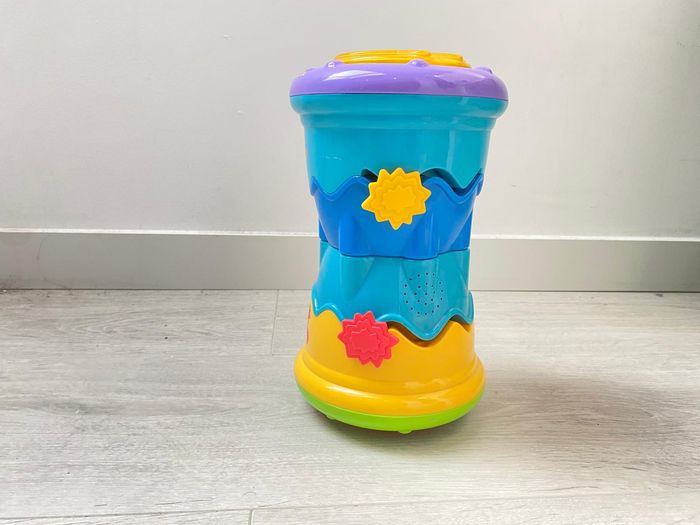 Mon Premier TAM TAM fisher price jouet musical tambour bongo lumière musique - photo numéro 3