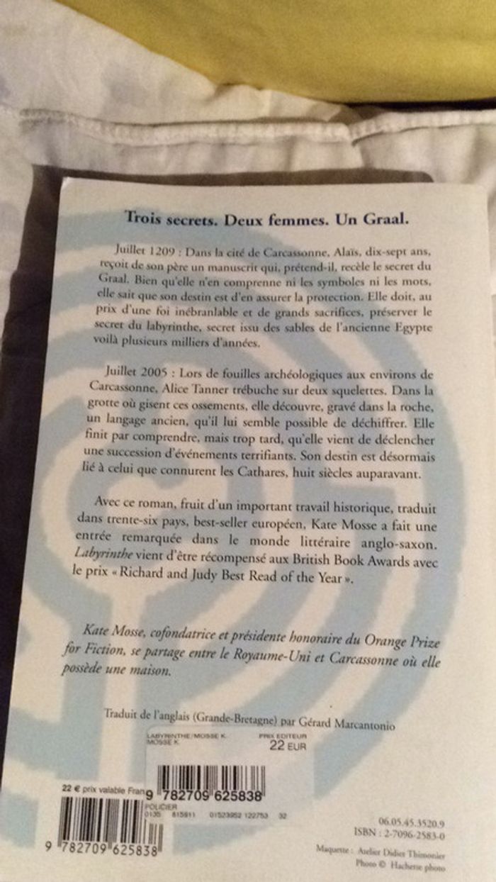 #le Labyrinthe par Kate Mosse - photo numéro 5