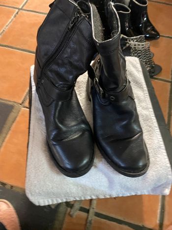 Bottines noires plate liberto taille 39