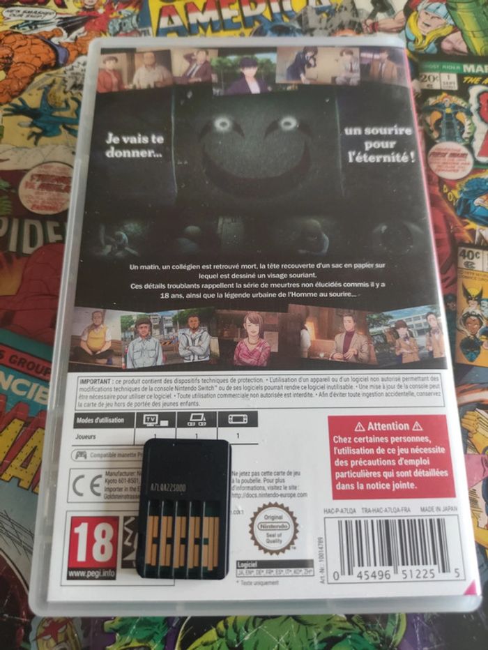 Emio l'homme au sourire Nintendo switch fr 🇫🇷 - photo numéro 2