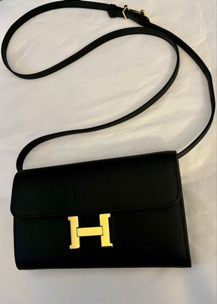 Sac bandoulière noir – style luxe